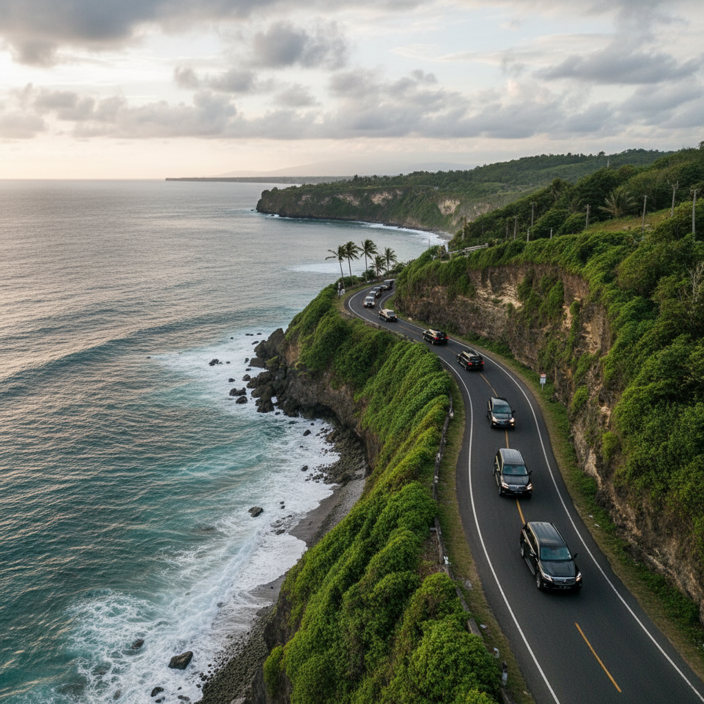 Police escort VIP service for investors in Bali