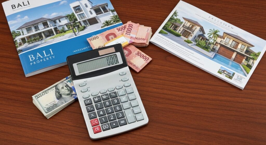 Financial planning concept - calculator